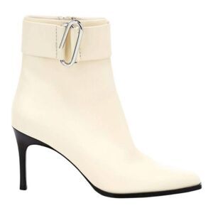 Phillip Lim Alix Cream Leather Heeled Ankle Boots‎ Women’s